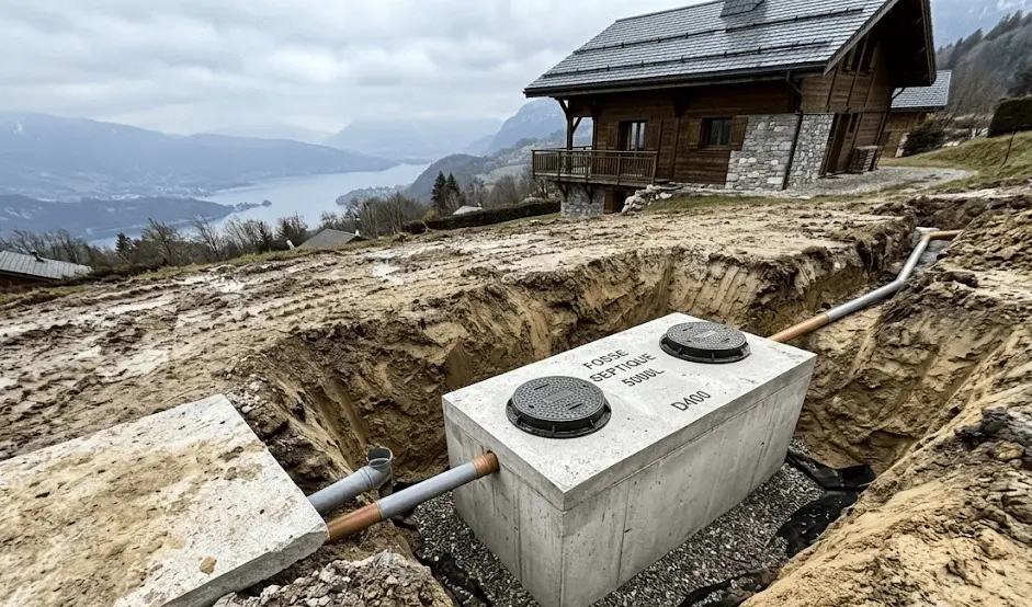 Installation fosse septique Haute-Savoie